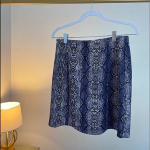 NWT Boutique Snakeskin Skirt Medium